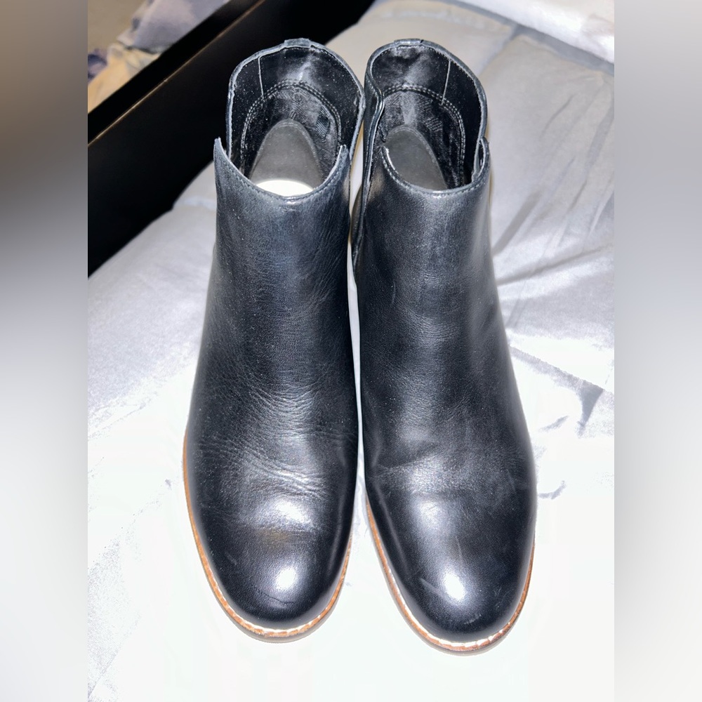 Black cole haan ankle booties